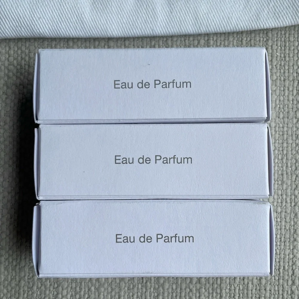 Dior prive luxury fragrance sampler with drawstring pouch